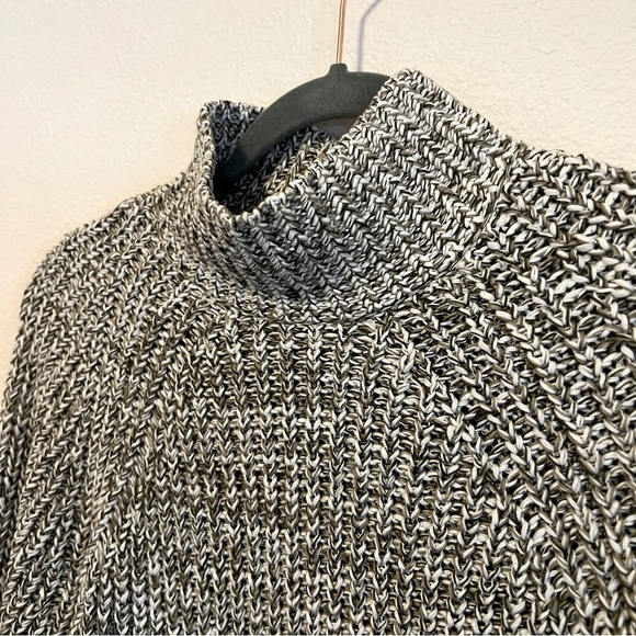 Madewell Vernon Marl Cotton Mock Neck Pullover Sweater, women’s size XS - Picture 8 of 12